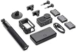 DJI Osmo Décision 3 Adventure Combo, Caméra d'action étanche avec 4K HDR, 10-Bit Profondeur de couleur, HorizonSteady, Résistant au froid & Long-Lasting, Extension Rod, Caméra Vlogging pour YouTube