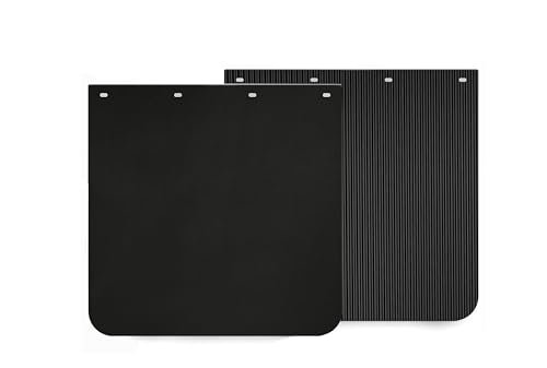 Image of 24 inch x 24 inch Mud Flaps for Semi Trucks 1 /5 inch Thick Mud Flaps Universal Mudflaps Semi Trailer 2 Pack