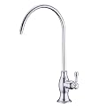 Delle Rosa Drinking Water Purifier Faucet, Commercial Water Filtration Faucet for Under Sink Water Filter System, Modern Best Brass Kitchen Bar Sink Drinking Water Faucet Chrome