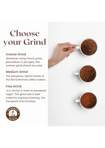 Image of Vaishnavi Estate's Dark Roast Robusta Coffee | Single Origin | Shade Grown | Freshly Roasted & Ground | Moka Pot - (250g, Pack of 2)