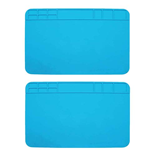 Prettyia 2 Pack Soldering Electronics Repair Mat Silicone Soldering Deal