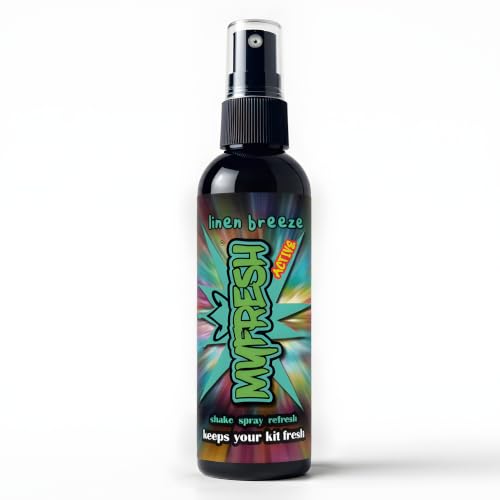 MyFresh Active Linen Breeze Fragranced Boxing Gloves Deodorizer and Odour Remover Trainer Freshener Can Be Used On Other Sports Kit and Gym Bags Keeps Your Kit Smelling Fresh 100ml