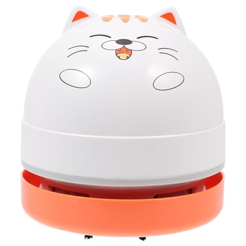 CHICAMPERA Aspiradora Recargable Portátil Diseño de Animal, Mini Aspiradora de Mano Cepillo Resistente y Carga USB para Escritorio y Rincones