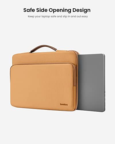 Image of tomtoc 360 Protective Laptop Sleeve for 14-inch MacBook Pro M1 /A2442 Pro /Max 2021, 13-inch MacBook Air M2 /A2681 2022 with Hardshell, Shockproof, Water-Resistant Laptop Accessory Case