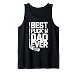 Photo Gallery uomo best puck n dad ever - maglietta da uomo con scritta in inglese "best puck n dad ever", canotta Photo Gallery uomo best puck n dad ever - maglietta da uomo con scritta in inglese "best puck n dad ever", canotta