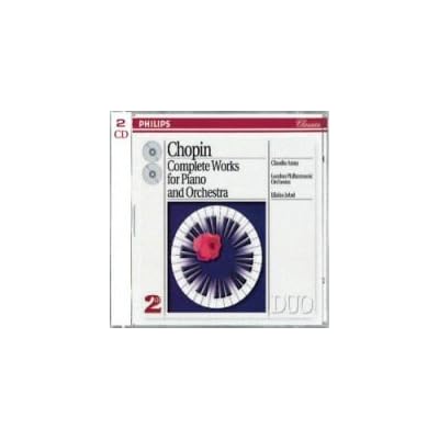 CHOPIN: Piano Concerto No 1 & 2, Impromptus, Variations , Rondo, Andante Spianato, Fantasy on Polish Airs - Arrau, LPO / Inbal - Philips Duo 2cds