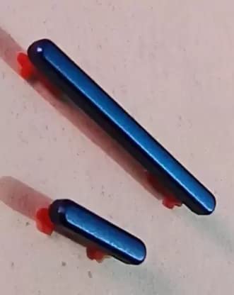 Image of External Power and Volume Button Side Button Out Keys Compatible for Honor 8X Blue