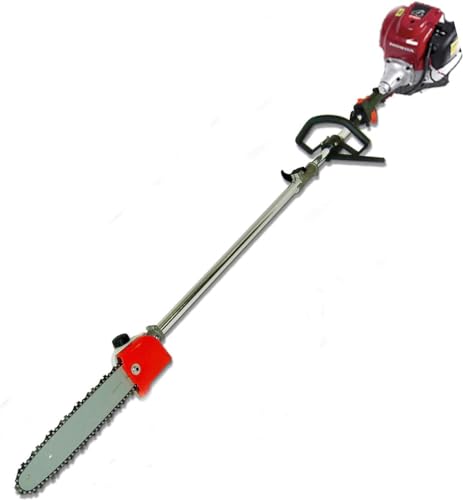 GX35 4 strokes 5 in 1 grass cutter machine gas weed wacker rotary scissors lawn yard tool +2 extension poles