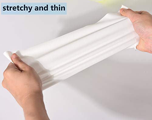 Image of guangyintong Glow in The Dark Heat Transfer Vinyl Rolls, 12 inch x 5ft Luminous Blue Iron on Vinyl for T Shirts, PU Elastic HTV Vinyl for All Cutter Machine Easy to Cut & Weed for Cool Costumes & Design