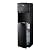Igloo IWCBL353CRHBKS Stainless Steel Hot, Cold & Room Water Cooler Dispenser, Holds 3 & 5 Gallon Bottles, 3 Temperature Spouts, No Lift Bottom Loading, Child Safety Lock, Black/Stainless
