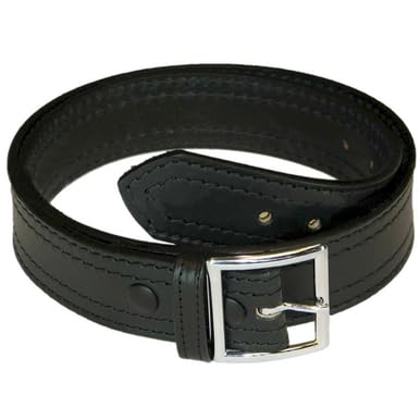 Boston Leather 4 Row Stitch Garrison Belt