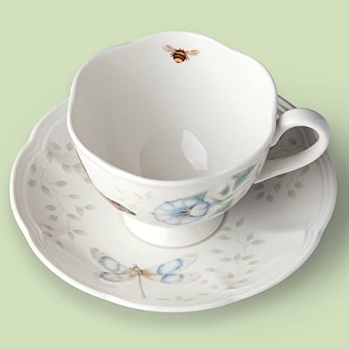 Lenox Porcelain 812099 Butterfly Meadow Monarch Cup And Saucer #TOP4