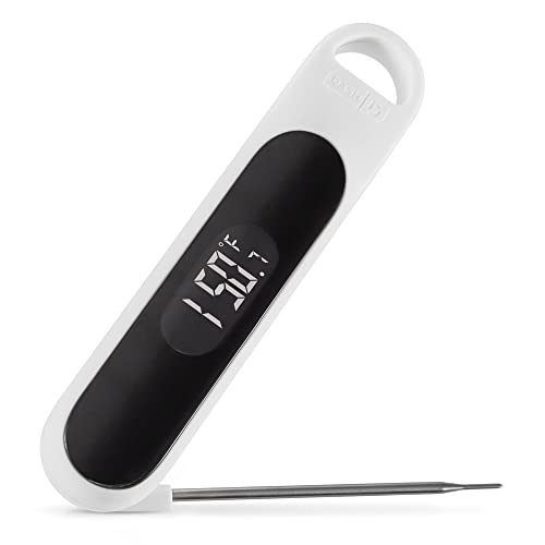 Dash Precision クイックリード 肉用温度計 - 防水 キッチン アウトドア 食品 調理用温度計 デジタルLCDディスプレイ - BBQ チキン シーフード ステーキ 七面鳥 その他の肉 電池付属