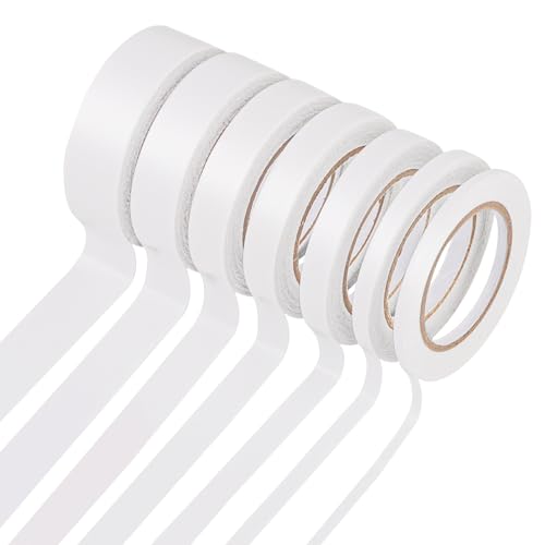 14 Rolls Double Sided Tape for Crafts Scrapbooking Multi-Purpose and Multi-Size Tape for Arts, Photography, Gift Boxes, Card Making, Paper Backing, Office Supplies(3mm/5mm/8mm/10mm/12mm/15mm/18mm)