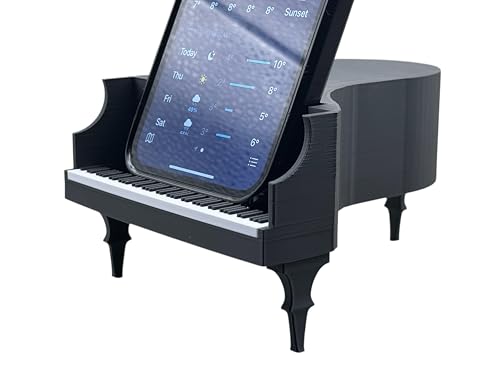 Support de téléphone pour bébé à queue de piano PianoPerch™ sur votre bureau ou studio