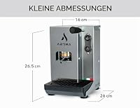 Aroma Plus+ Espressomaschine Kaffeepads ESE 44 (Silver) – Ansicht 3