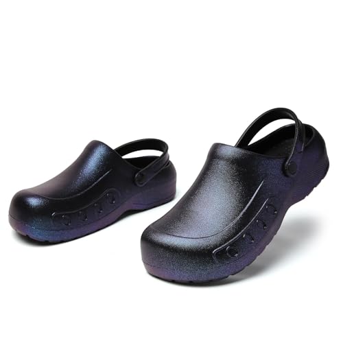 Image of Meidiastra Men Chef Clogs Slip Resistant Garden Clogs with Arch Support Safety Nursing Shoes Work Shoes Water Oil Resistant for Men Food Service
