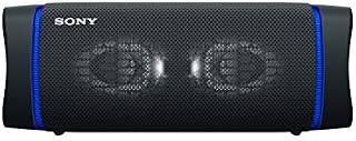 Sony SRS-XB33  Portable, Waterproof, Powerful and Durable Wireless Bluetooth Speaker with EXTRA BASS and lighting  Black