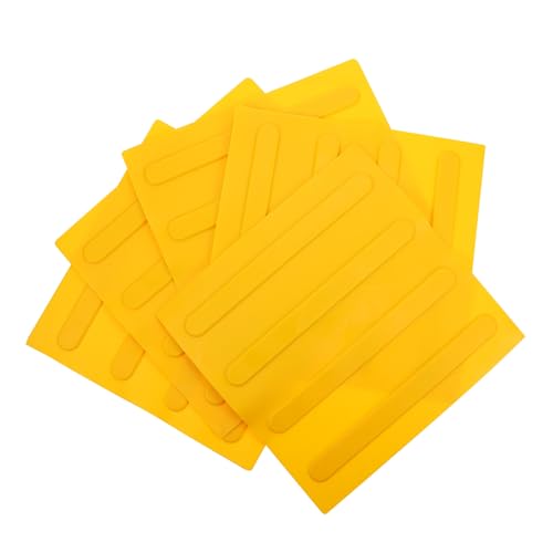 Briques de sol en PVC autocollantes orange et étanches pour signalisation de route