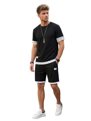 Image of Lymio Cord Set for Men | Casual Co-ord Set for Man | Trendy Matching Outfit | Stylish T-Shirt and Short for Men (SSM-CS-1-3)