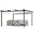 Outsunny 13' x 13' Retractable Pergola Canopy with Stronger Aluminum Frame, Outdoor Pergola Sun Shade Shelter for Garden, Patio, Backyard, Deck, White