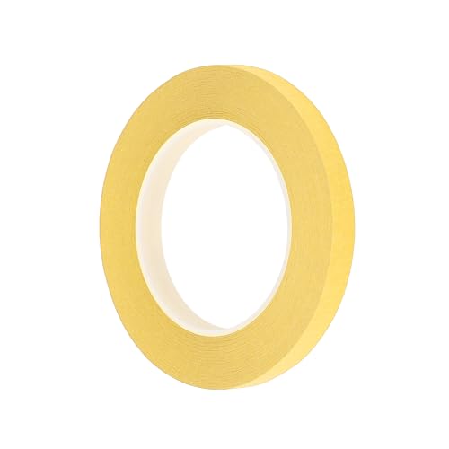 Image of 1 Pc Painters Tape Masking Master Tape Easy Removal Yellow 5000x1.2x0.01cm / 54.68 Yards x 0.47 Inches x 140um