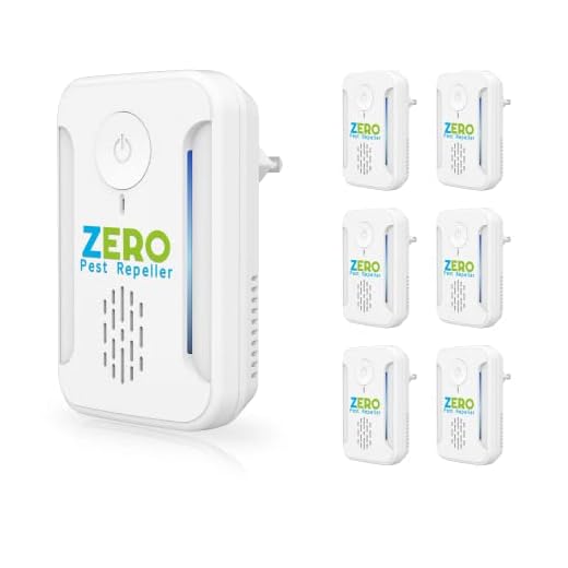 Ultrasonic Pest Repeller, Indoor Ultrasonic Repellent for Roach, Rodent, Mouse, Bugs, Mosquito, Mice, Spider, Electronic Plug in Pest Control, 6 Packs