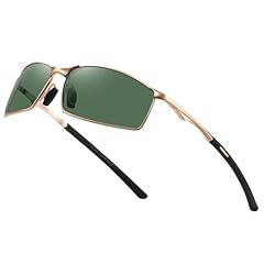 Gold Frame / Green Lens