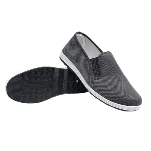 Summer Beijing Cloth Shoes Men's Corduroy Casual Slip-On Work Shoes Breathable Lazy Casual Rubber