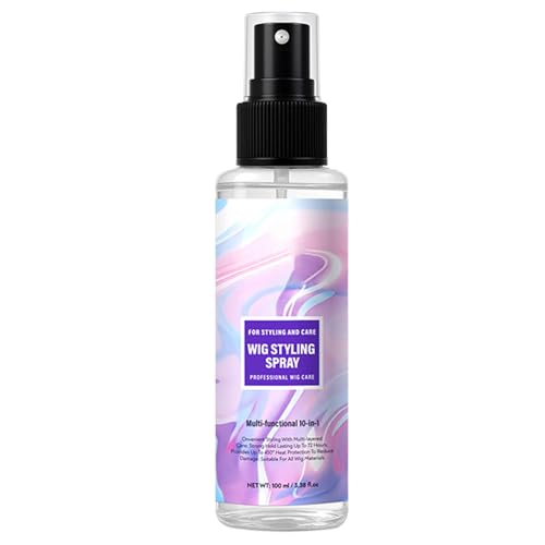 Spray para el cuidado del cabello-100 ml de de peluca, hidratación de brillo nutritivo, acondicionador anti-frizz | Estiling Solution Extensions Tratamiento rizado, accesorio personal de belle