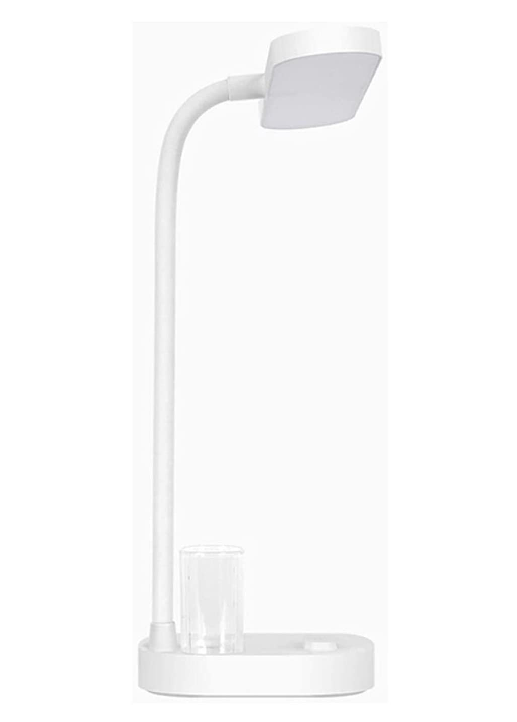 Habrur Klemmleuchte Schreibtischlampe LED-Schreibtischlampe Mit 3 Dimmbarer Helligkeit 180° Flexible Schwanenhals-Schreibtischlampe Mit USB-Ladeanschluss, Stifthalter Leselampe Klemmlampe