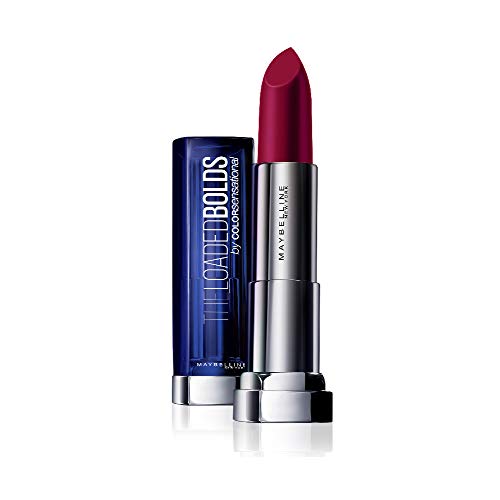 Image of Maybelline New York The Blushed Nudes Palette Eyeshadow, 9g and Maybelline New York Color Sensational Loaded Bold Lipstick, Midnight Date, 3.9g