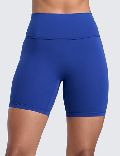 Image of CRZ YOGA Secretsculpt Biker Shorts 6 inch | Booty Scrunch Butt, Butterlift, Buttery Soft, Moderate Compression, Workout, Pilates, No Front Seam, High Waist, for Women