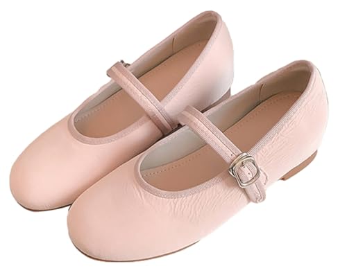 Solyinne Women’s Mary Jane Shoes Slip on Ballet Flat Hidden Wedge Heel Dressy Comfortable Round Toe Ankle Strap Flats