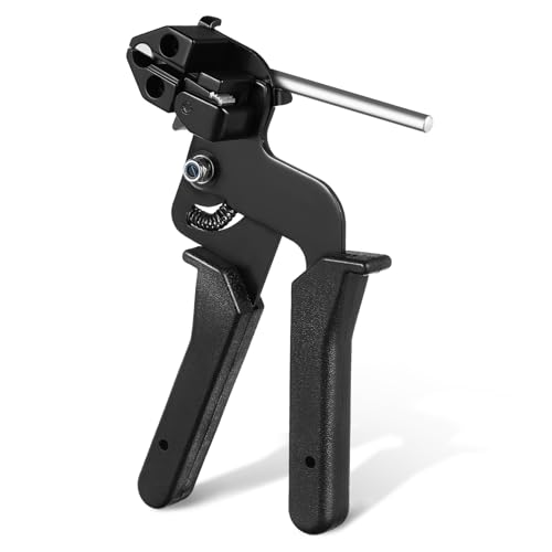 Outil de serrage de câbles acier inoxydable pour fixation et coupage d'attaches
