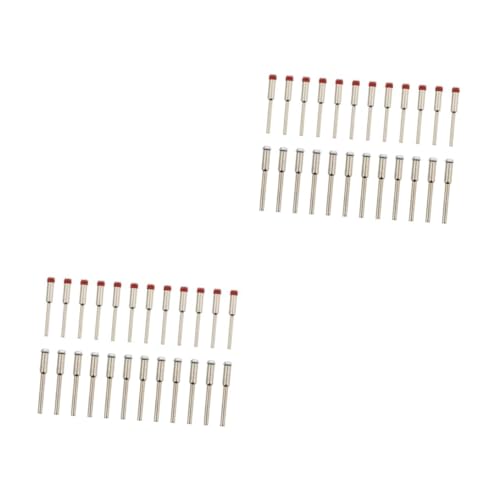 Balacoo 80 Pcs Strong Cut-Off Wheel Screw Mandrel Set for Mini Buffing Grinding Wheels