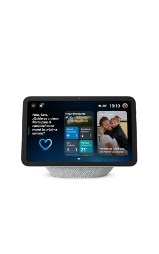 Amazon Echo Show 8 (modelo más reciente): pantalla HD de 8.7' con colores intenso y audio espacial (blanco), con el Acceso Anticipado de Alexa+