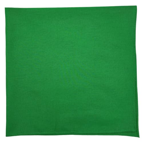 Image of MDSTYLE 100% Cotton Solid Color Bandana for Men & Women 22 inch x 22 inch Handkerchief Headband Scarf