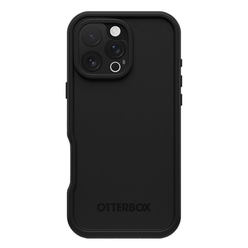 OtterBox iPhone 16 Pro Max FRĒ Series Waterproof Case with MagSafe (Designed by LifeProof) - Black...