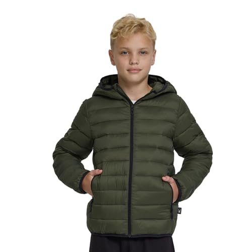 Image of Spyder Boys Puffer Jacket - Lightweight Packable Wind Water Resistant Quilted Boys Winter Coat - Cozy Insulated Winter Jacket
