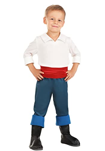 Fun Costumes Disney Little Mermaid Prince Eric Costume for Toddlers for Cosplay School Plays Halloween Fantasy & Dress Up - 2T