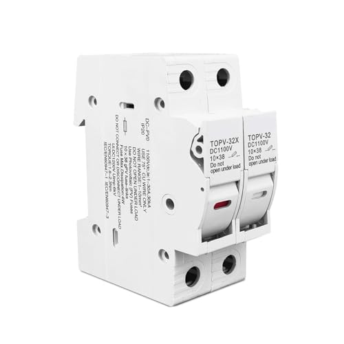 Support de fusible DC 2P 1000V TOPV-32X avec indicateur LED pour panneau solaire