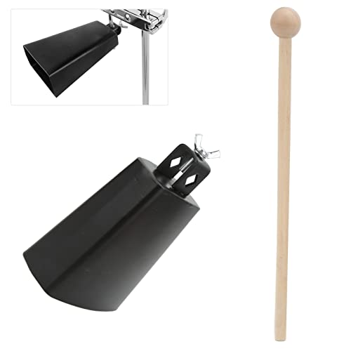 Metal Hand Percussion Cowbell, Unique Cow Bell Noise Maker Durable Easy To Install For Drum Set #TOP2