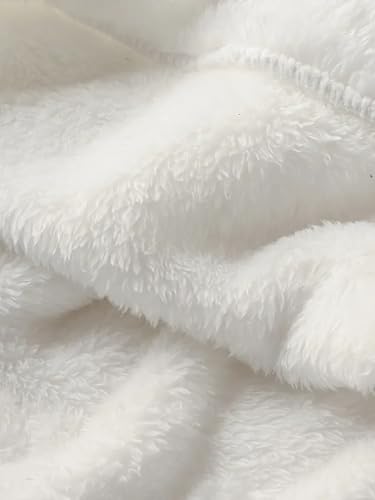 Mens Big and Tall Fleece Pajamas Set Pullover Pants Fluffy Plush Warm Loungewear Crewneck Sleepwear XL-9XL 6