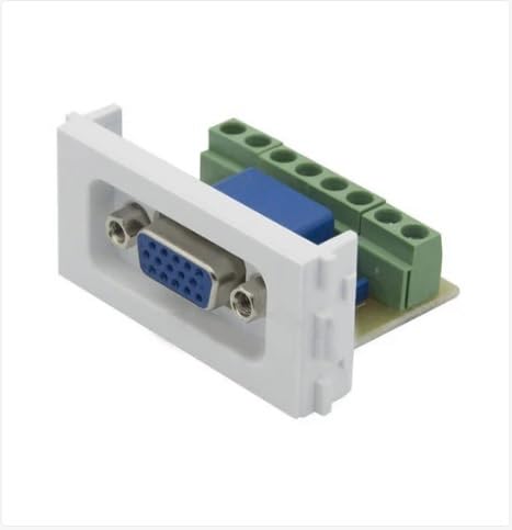 BTSTECH VGA Female Connector for Wall Plate Screw Fitting Connector | VGA to RJ45 Connector | VGA to LAN Converter (B0CCVJZJQH) Amazon Price History, Amazon Price Tracker