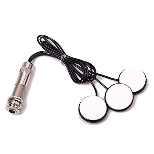 Image of 6.35mm Pickup Piezo 3 Transducer for Acoustic Guitar Ukulele Mandolin Violin