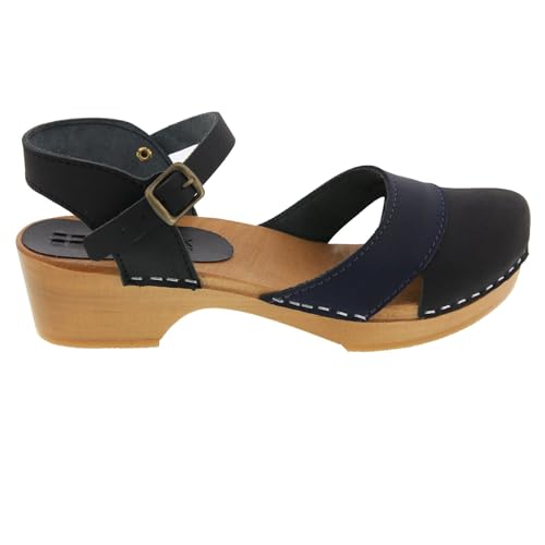 BJORK Swedish Comfort Mila Low-Heel Wooden Clogs3