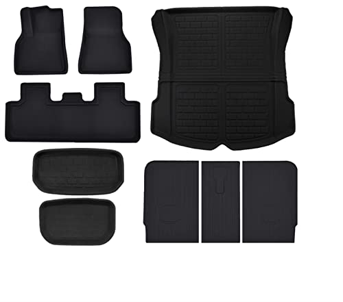Tapis anti-poussière de voiture étanche et antidérapant pour intérieur Tesla Model 3 Y