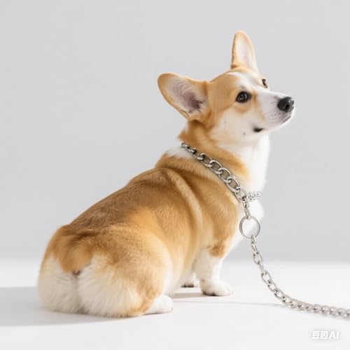 Metal Choke Link Dog Collar for XS to XL Breed Dogs