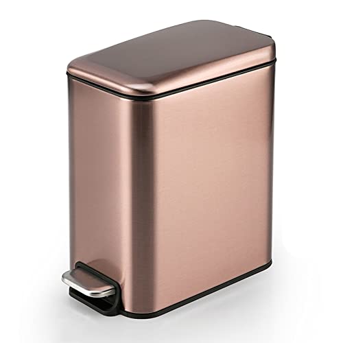 ZXFNVXC Mülleimer Innen-Mülleimer Haushalt Fußbetätigt mit Deckel Edelstahl-Mülleimer für Badezimmer Wohnzimmer Enge Räume 5L/1,3 Gallonen Optional Küchen-S ZXFNVXC Mülleimer Innen-Mülleimer Haushalt Fußbetätigt mit Deckel Edelstahl-Mülleimer für Badezimmer Wohnzimmer Enge Räume 5L/1,3 Gallonen Optional Küchen-S